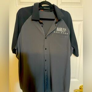 Mens XL Harley Davidson button down shirt